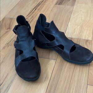 Arche brown leather and suede flats size UK 6.5=US 8.5.